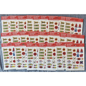 Drawing Board Greeting Cards School Themed Sticker Sheets Lot of 24 #43